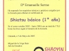 Diploma shiatsu basico Granada 2004